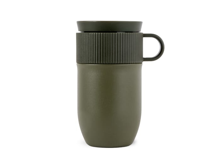 Mug isotherme promotionnel 280 ml Ted Dried Green